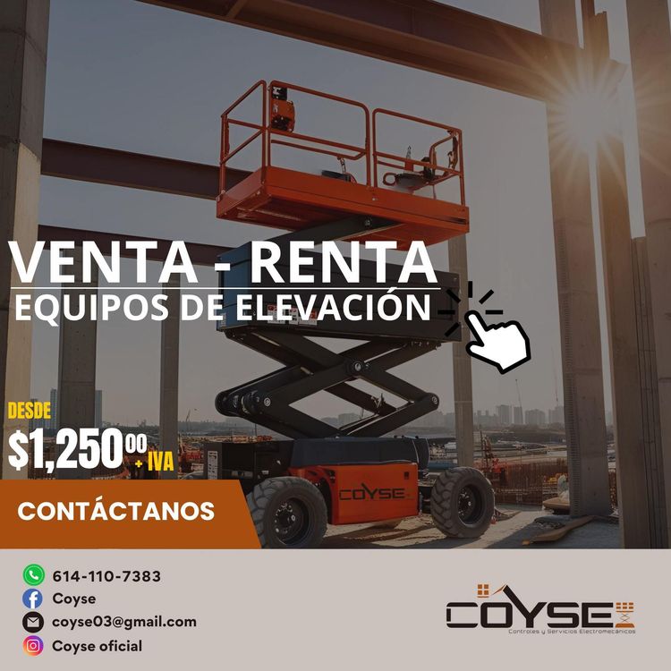 VENTA DE EQ. DE ELEVACIÓN